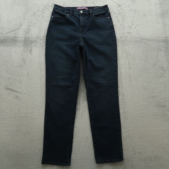 Gloria Vanderbilt Jeans Women's 8R Blue Amanda High-Rise Straight 30.5" Inseam - Picture 1 of 16